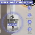 thumbnail image 3 of Automatic Toothpaste Dispenser, Wall Mounted Electric Toothpaste Dispenser for Kids and Adults,Toothpaste Squeezer with Adjustable Toothpaste Dispensing Volume for Bathroom, 3 of 7