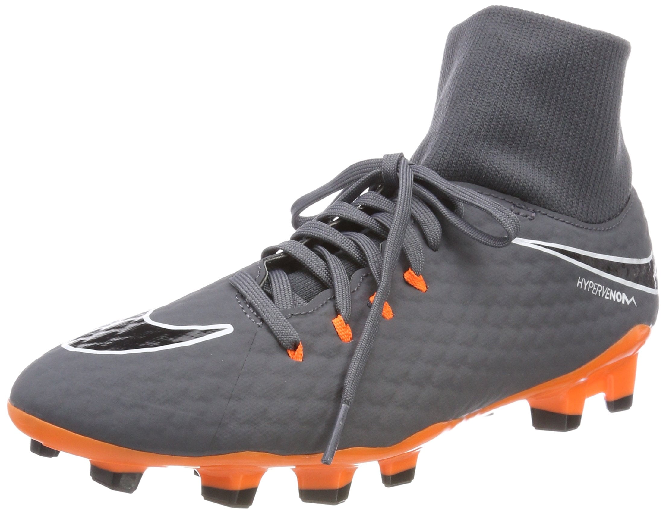 tanto Lo siento Lágrimas Nike Phantom 3 Academy Df Fg Dark Grey / Total Orange - White Ankle-High  Soccer Shoe 11M 9.5M - Walmart.com