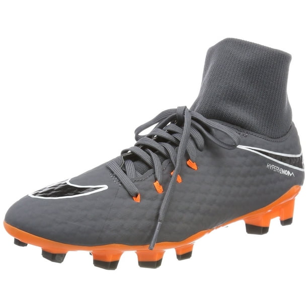 Nike Phantom 3 Df Fg Dark Grey / Total Orange - White Ankle-High Soccer Shoe 11M 9.5M - Walmart.com