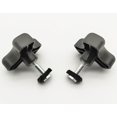 thumbnail image 4 of Perillas de repuesto universales para andador ForconMed, perillas de ajuste de brazo de repuesto para andador, perilla de 3 puntos con herrajes, piezas para andador, diseño ergonómico, cómodas y de bu, 4 of 5