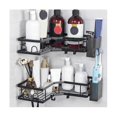thumbnail image 5 of Wrought Iron Triangle Rack Bathroom Punching-free Storage Rack Bathroom Wall-hung Toiletries Finish, 5 of 5