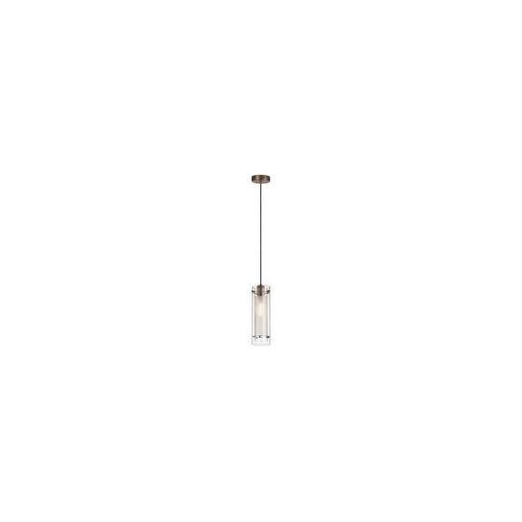 Dainolite Single Pendant Clear Frosted Glass - Clear Frosted Glass