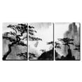 thumbnail image 2 of wall26 - 3 Piece Canvas Wall Art - Pine Trees and Mountains - Modern Home Art Stretched and Framed Ready to Hang - 16"x24"x3 Panels, 2 of 4