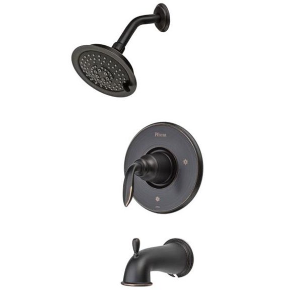 Pfister LG89-8CBY Avalon 1 Poignée Baignoire et Douche Garniture & 44; Tuscan Bronze