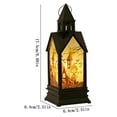 thumbnail image 3 of Gallickan Halloween Decorations Indoor Light, Halloween LED Flameless Lantern, Handheld Halloween Light with Pumpkin Witch Castle Decal Helloween Hanging Lanterns, C, 3 of 4