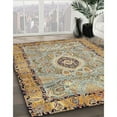 thumbnail image 3 of Ahgly Company Machine Washable Indoor Square Traditional Sienna Brown Area Rugs, 4' Square, 3 of 7