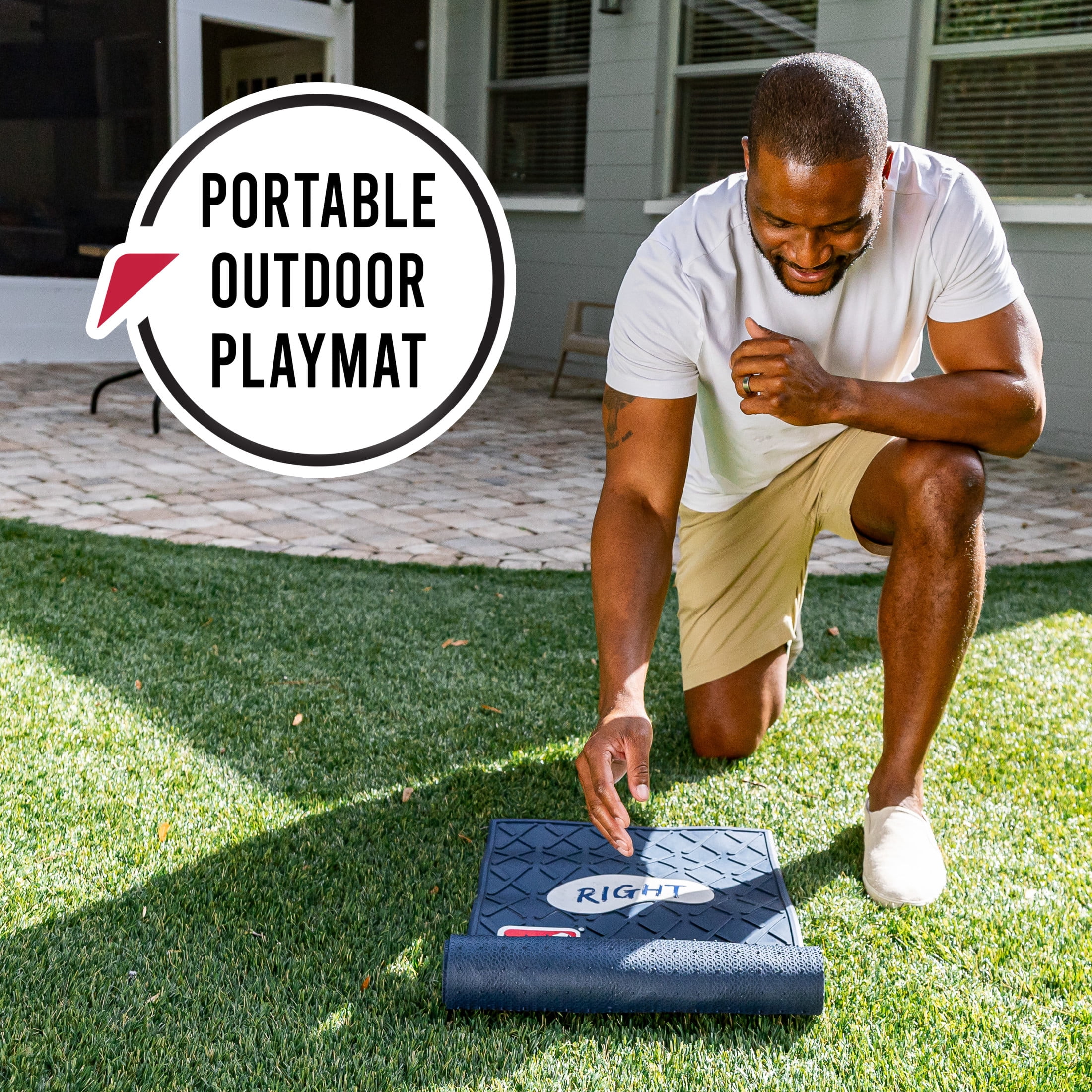 Franklin Sports Learn Your Stance Batter's Box - Perfect for Toddlers and Kids -  Improve Batting Skills - Outdoor Sports Baseball - Teach Young Athletes how to Stand