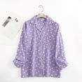 thumbnail image 4 of Lixiuxyad Long Sleeve Satin Pajama Set Flannelette Women's Nightgown Homewear Cartoon Long Sleeve Pants Set, 4 of 6