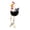 D, variant on Dserhfy Funny Chicken Figurine with Dangling Legs Big Eyes Resin Cartoon Rooster Statue for Outdoor Garden Lawn Patio Balcony Decor