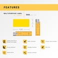 thumbnail image 4 of HOUSELABELS Compatible DYMO 30336 YELLOW Multipurpose Labels (1" x 2-1/8"), strong permanent adhesive, compatible with DYMO LW 450, 4XL, Rollo & Zebra Desktop Printers, 24 Rolls /12000 Labels, 4 of 9