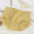 thumbnail image 2 of Eashery Brifes Woman Panties Solid Underwear Comfy Women'S Underwear Cotton Briefs Yellow One Size, 2 of 3