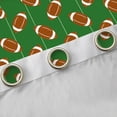 thumbnail image 4 of Castle Fairy Gamer Football Black Out Curtains for Boys,Sport Theme Curtains Pack of 2 (42x63 Each),Abstract Stripes Bedroom Curtains,Breathable Home Decor, 4 of 6