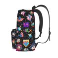thumbnail image 3 of Mochila Baseball Drip Ice Cream, 17 pulgadas, impermeable, negra, 3 of 8