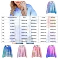 thumbnail image 4 of JFOPQVSM Girls Hooded Sweatshirt Comfortable and Fleece Fabric Warm and Stylish Tie Dye Colored Sweatshirt, 4 of 6