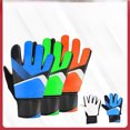 thumbnail image 2 of Gants de Football pour Enfants avec Latex Résistant à l'Usure, Poignée Antidérapante, Soutien de Poignet Réglable et Protection des Doigts – Design Unisexe pour Garçons et Filles, Taille 7 (Convient à une Longueur de Main de 17-18cm), Vert, 2 of 5
