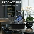 thumbnail image 5 of Tabletop Fountain Waterfall Fountain Indoor Fountains Relaxation Water Feature Feng Shui Zen Meditation Desktop Fountain with LED Light for Home and Office Indoor Spaces Decor (Style 10), 5 of 16