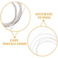 thumbnail image 2 of Shisuyan Silver Plated Copper Alloy Oud Strings Set Beige 1Set 40.9In, 2 of 8
