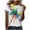 Hot Pink, variant on T Shirts for Women Short Sleeve Crewneck Tie Dye Dragonfly Print Graphic Tee Summer Fashion Stylish Tops Purple XXL