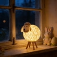 thumbnail image 4 of Orangide Cute Lamb Table Lamp Bedside Night Light Warm Romantic Glow for Girls Bedroom Kids Nursery Home Decor Adorable Soft Toddler Birthday Gift, 4 of 9