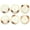 White, variant on Tortoiseshell Resin Buttons 4 Holes Button for Garment Sewing Men's Suit DIY Crafts TG47 (18mm Brown, 12pcs)