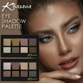 thumbnail image 4 of Khasana Highly Pigmented Eyeshadow Palette, Eye Makeup Shimmer & Matte Shades, Long Wear Blendable Formula #3 Nudes, 4 of 6