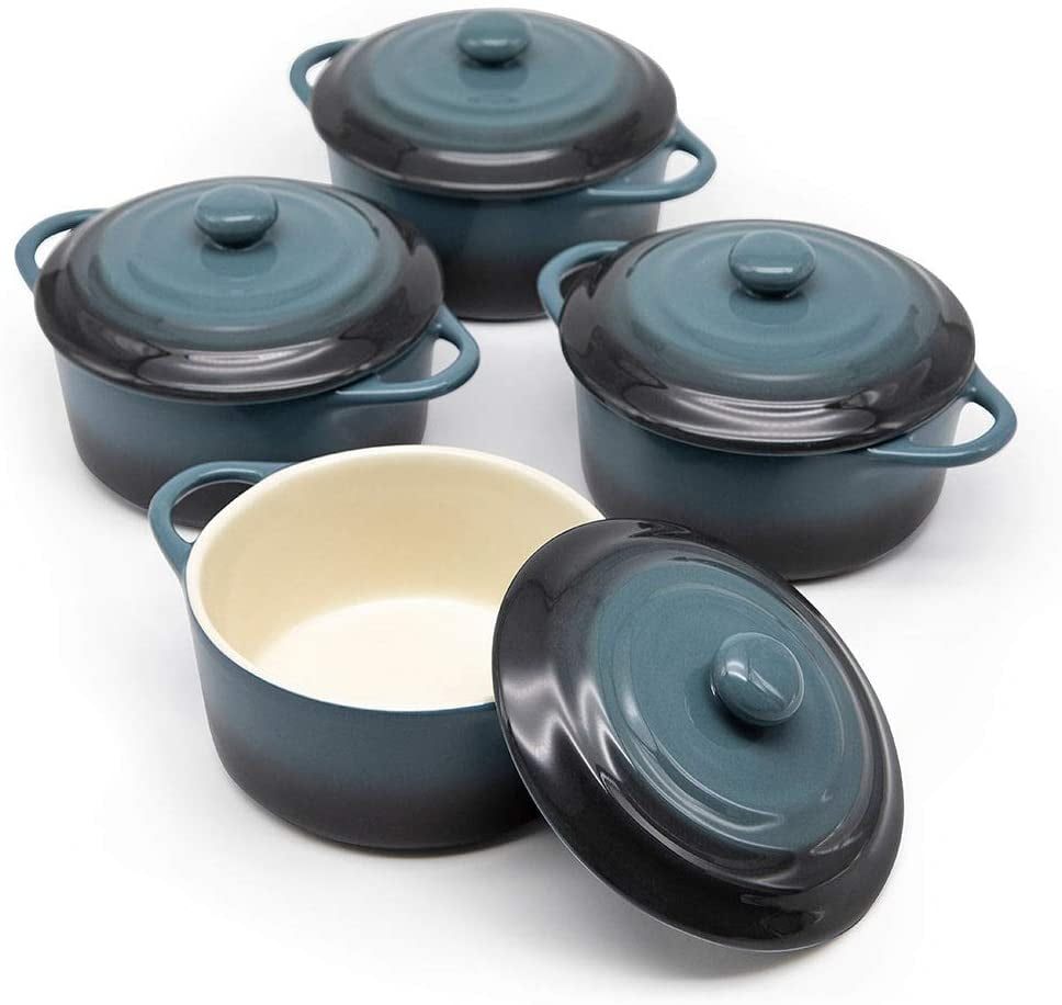 Small Ceramic Clay Pot Dishwasher Freezer Microwave Oven Safe 2 3/4” W X 3” H 