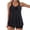 Orange, variant on Tankini Bathing Suits for Women High Waisted 2 Piece Swimsuits V Neck Swim Skirts with Short Bathing Suits Tummy Control Set Swim Wear for Women 2025 Clearance Orange,XL