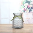 thumbnail image 4 of AuroraX Clear Glass Vase for Flowers Elegant Glass Vase Centerpiece Modern Cylinder Tall Minimalist Clear Vase for Home Decor Gray, 4 of 6