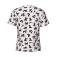 thumbnail image 6 of Vsdgher Poodle Dog Print Men's Dry Fit Mesh Athletic Shirts Moisture Wicking Tennis T-Shirt Tops, 6 of 9