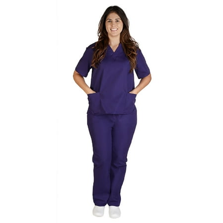 

M&M Scrubs Solid Scrub Set - FREE SHIPPING XXS TO 5XL