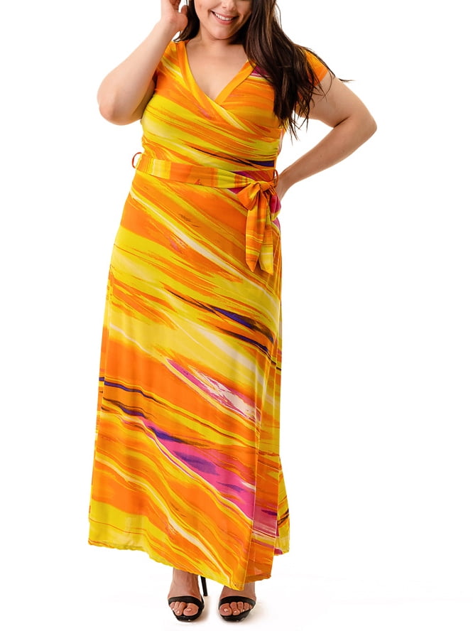 walmart plus size maxi dresses