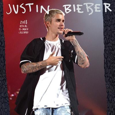 Justin Bieber 2018 Calendar Walmartcom
