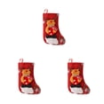 thumbnail image 3 of Cateissary Calcetín de Navidad decorativo temático árbol de Navidad regalo bolsa de dulces tela no tejida adorno de fiesta decoración de Type4 NO4, 3 of 6