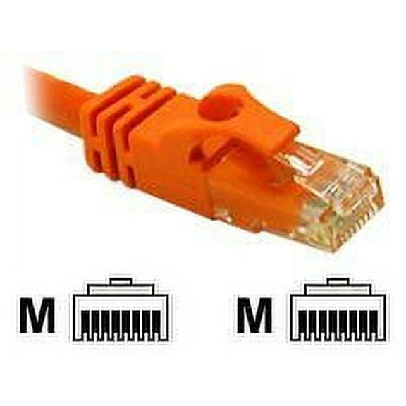 C2G 5ft Cat6 Snagless Unshielded (UTP) Network Crossover Patch Cable - Orange - crossover cable - 5 ft - orange