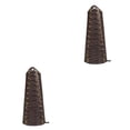 thumbnail image 2 of Greeniant Muñequera ancha de cuero para tiro con arco, muñequera para hombres y mujeres, muñequera para niños, muñequera para vendaje marrón 2piezas Greeniant CBP106720, 2 of 5