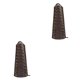 thumbnail image 2 of Wosthever Muñequera ancha de cuero para tiro con arco, muñequera para hombres y mujeres, muñequera para niños, muñequera para vendaje marrón 2piezas Wosthever CBP106720, 2 of 5