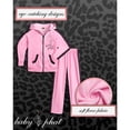 thumbnail image 2 of Baby Phat Girls Sweatsuit Set Soft Fleece Zip up Girls Hoodie Sweatshirt & Jogger Sweatpants 2 Piece, 2 of 7