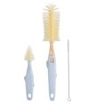 thumbnail image 1 of Kit de cepillos para biberones Kesttenn 3 en 1 de silicona, 28 cm, 1 of 9