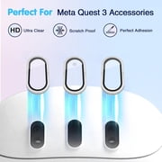 2 Pack Upgraded Lens Protector for Meta Quest 3, High Definition Camera Lens Protector for Oculus 3, Alloy Frame, Thin 9H Tempered Glass for VR Accessories