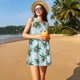 thumbnail image 3 of Balery Flamingos And Palms Vestidos de verano para mujer con estampado: vestido holgado sin mangas, vestido playero informal y cómodo para días calurosos., 3 of 7