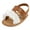 Brown, variant on Infant Baby Girls Summer Sandals Soft Sole Dress Flats Newborn First Walkers Crib Shoes