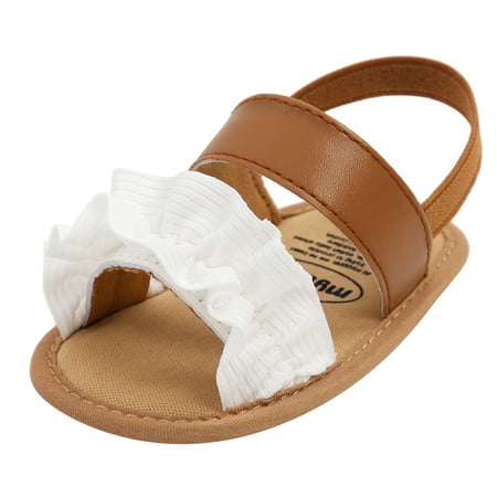 

Relanfenk Baby Sandals Girls Summer Shoes Outdoor First Walk Toddler Girls Shoes For Summer