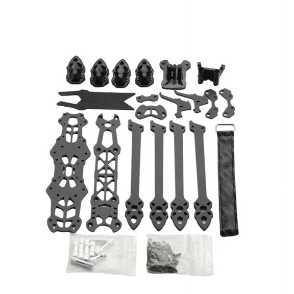 Mark4 7inch 295mm FPV Frame KIT for F4/F7 Flight Control 28 Series Brushless Motor Propeller for RC Racing Drone-Black