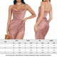 thumbnail image 2 of Vestido Sexy De Satén Dividido Vestido elegante Moda Sexy Split Satén Vestido Swing Collar Party Club (Rosa L) Kuymtek para Mujer Rosa T L, 2 of 6