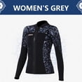 thumbnail image 2 of Greeniant BUCEO SAIL 3MM Traje de neopreno Tops Trajes de neopreno de primera Protección Trajes de buceo Canoa Buceo para aeróbic acuático Deportes acuáticos mujer gris SG Greeniant OD003290-19, 2 of 6
