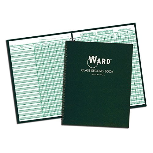 Ward Class Record Book, 38 Students, 910 Week Grading, 11 x 81/2