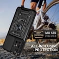 thumbnail image 2 of Case for Xiaomi Redmi Note 11 Pro with Slide Camera Cover, Military Grade Heavy Duty Protection Phone Case Cover with Magnetic Ring Kickstand for Mi Redmi Note 11 Pro+ SJ Gold, 2 of 8