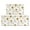 Sunflower and Small Flower White, variant on Sunflower and Small Flower White Anti Fatigue Kitchen Rugs Set Of 2, Non Slip Washable Decorative Floor Mats for Kitchen Sink Laundry, 17"x30" and 17"x47"