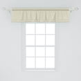 thumbnail image 2 of Ambesonne Abstract Window Valance, Minimalist Circular Dots, 42" x 12", Grey Yellow Eggshell, 2 of 3