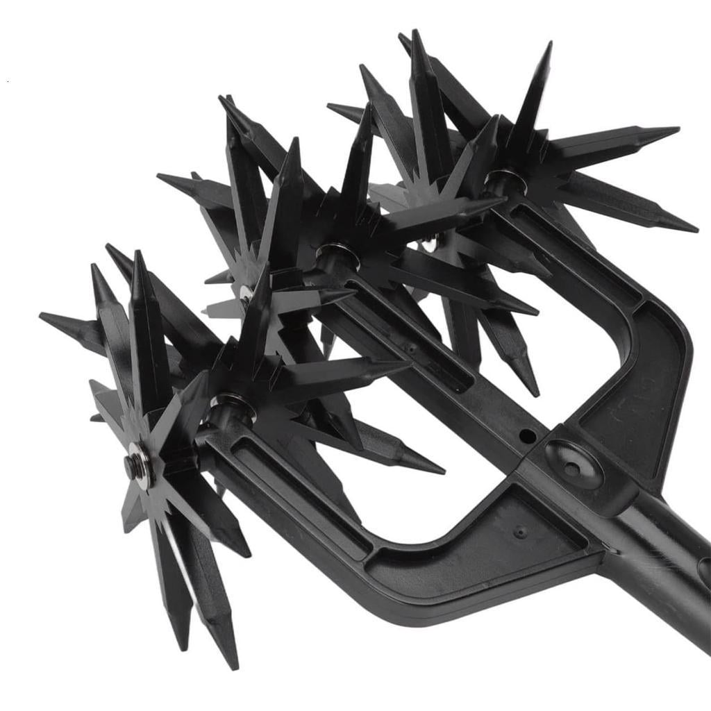 Garden Soil Scarifier Rotary Cultivator Soil Plowing Tool Designed for Effective Soil Aeration and Lawns Care